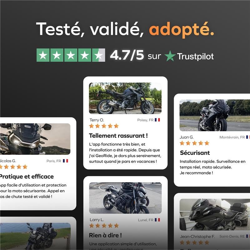 GeoRide mini - Tracker GPS Moto